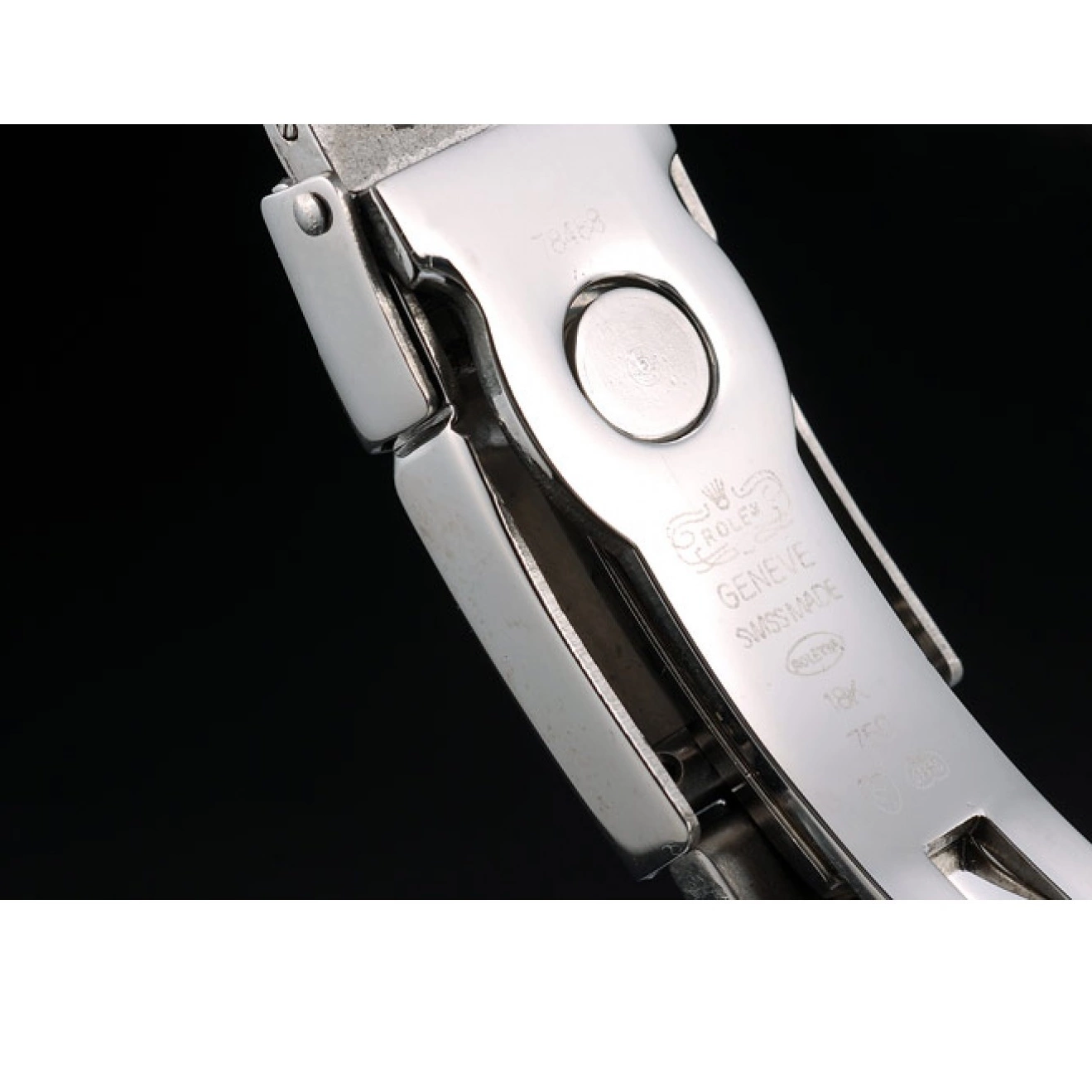 Aaa replica Daytona Dial Case Stainless Rolex Tachymeter Steel White Lady 0527